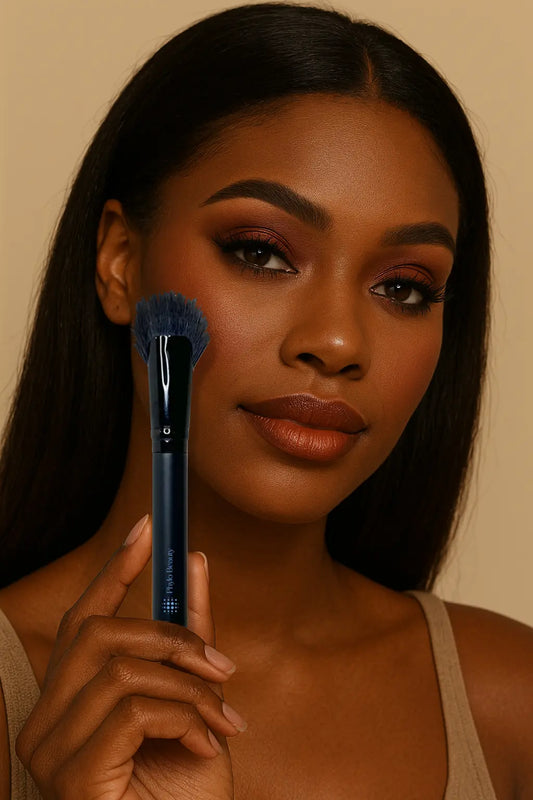 Cheek Fan Brush - PHYLO BEAUTY