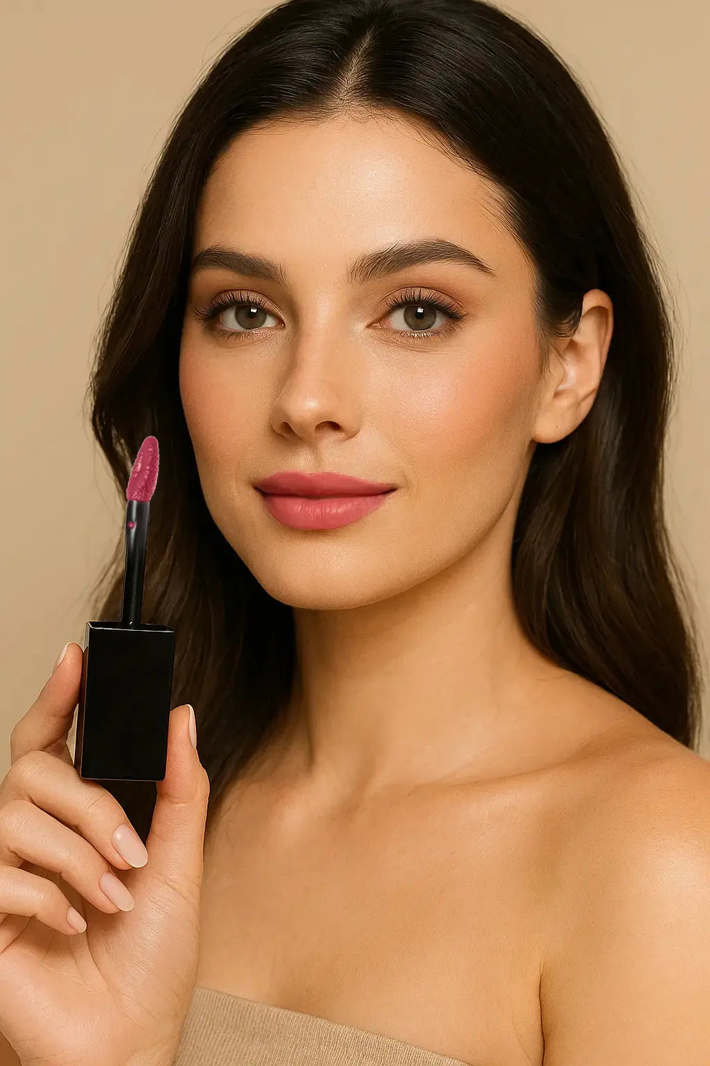 Matte Lip Stain - Deep Burgundy - PHYLO BEAUTY